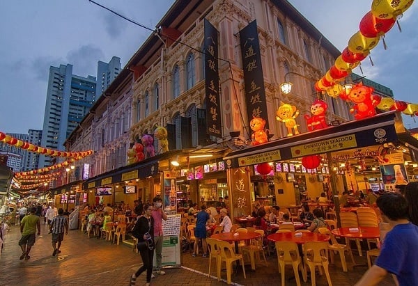Khám phá ẩm thực Singapore ở khu Chinatown Singapore