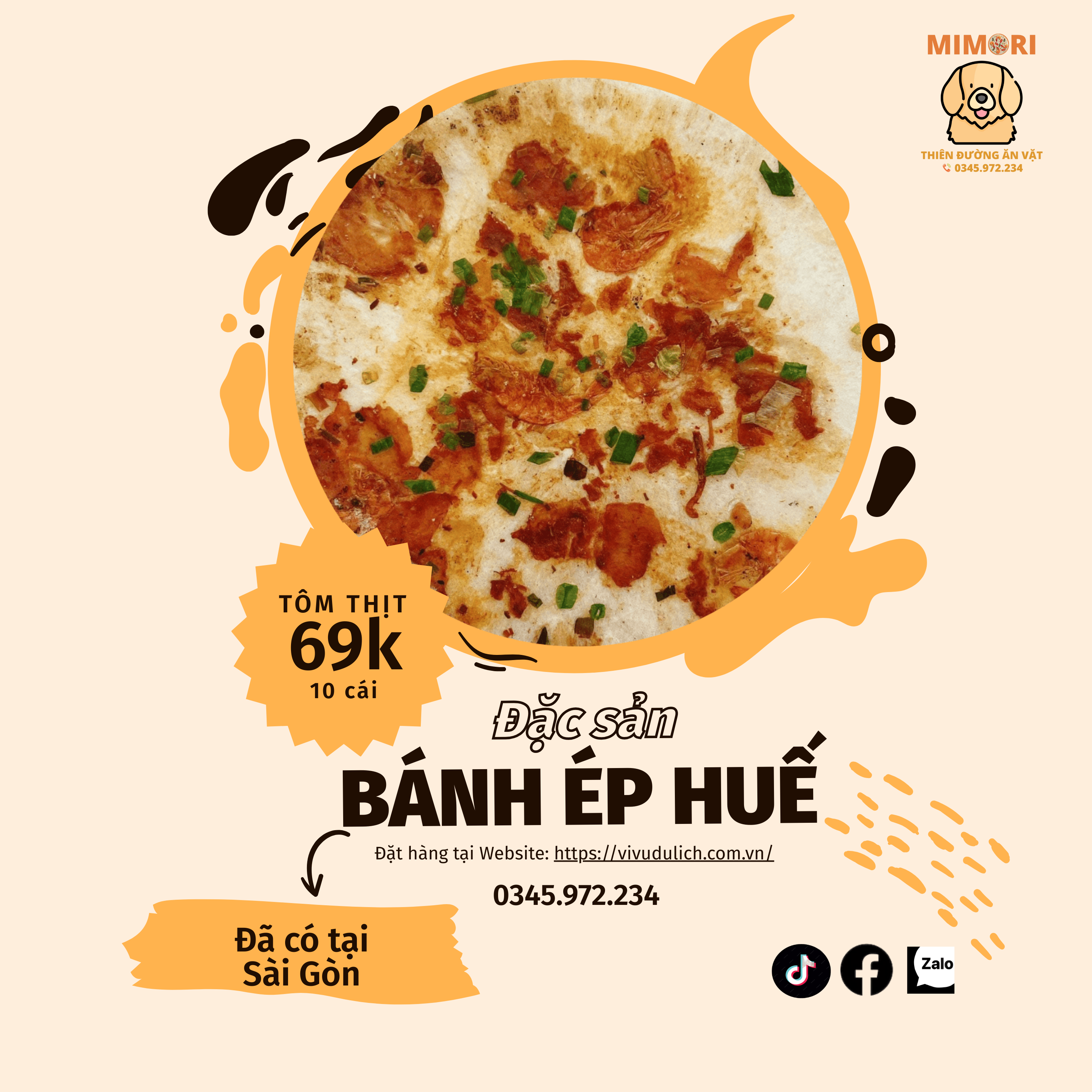 Hình đại diện Bánh ép Huế tôm thịt 10 cái