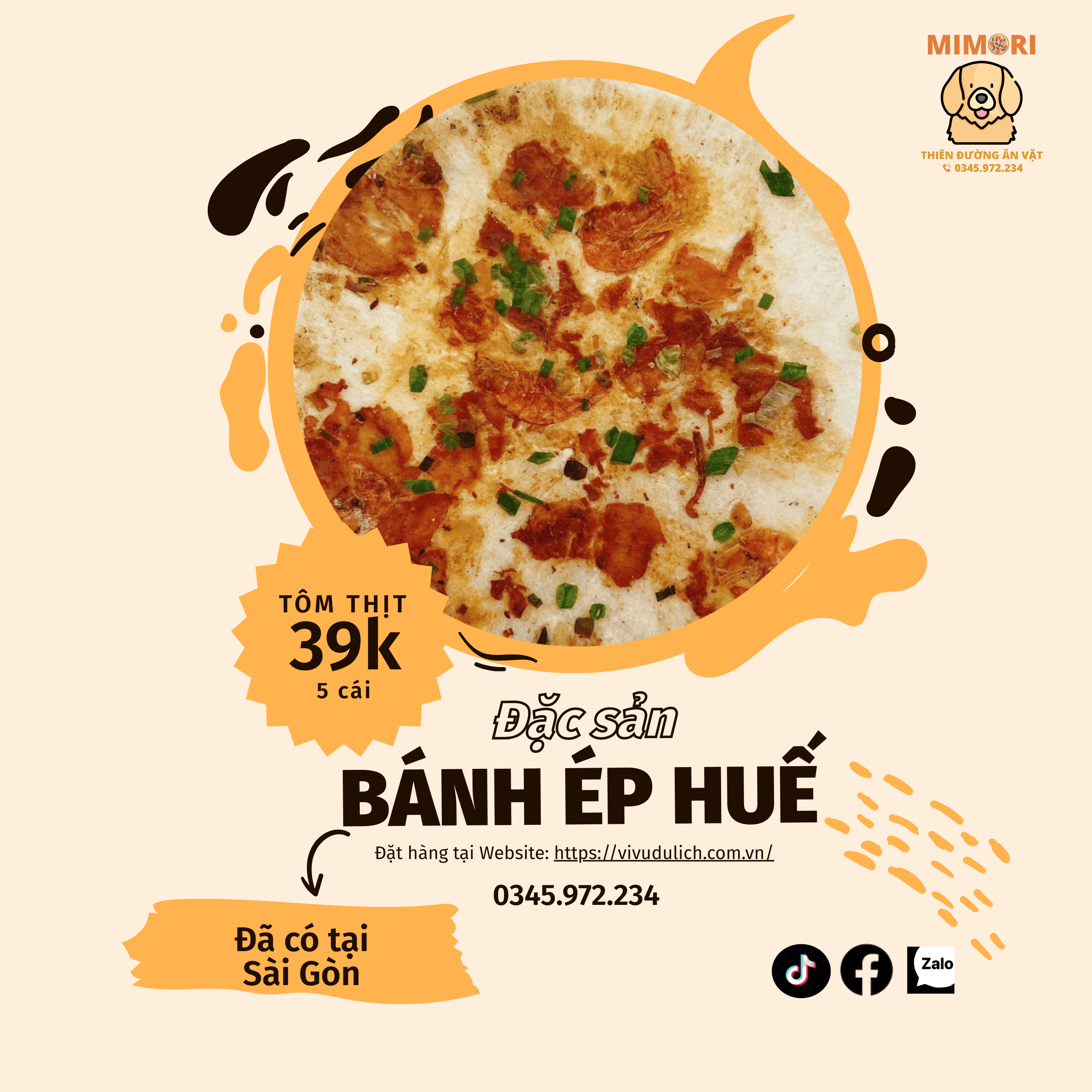 Hình đại diện Bánh ép Huế tôm thịt 5 cái