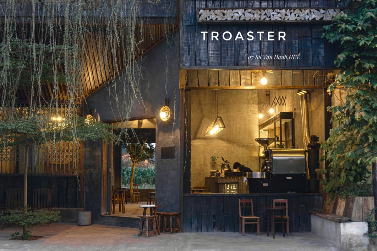 T Roaster là quán cà phê ở Huế được giới trẻ ưa chuộng
